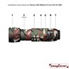 easyCover custodia in neoprene marrone mimetico per obiettivo Tamron 100-400mm (A035)