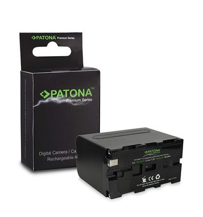 Patona Premium NP-F970 batteria compatibile Sony per faretti LED 7800 mAh