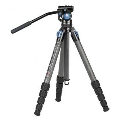 SIRUI Superb Travler 125 Treppiedi in fibra di carbonio con testa VA-5