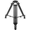 SIRUI BCT-2003 Treppiedi Broadcast in alluminio con attacco teste video semisfera da 75 mm