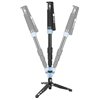 SIRUI P-204SR monopiede in alluminio con piedini e testa video VA-5