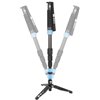 SIRUI P-224SR monopiede in carbonio con piedini e testa video VA-5