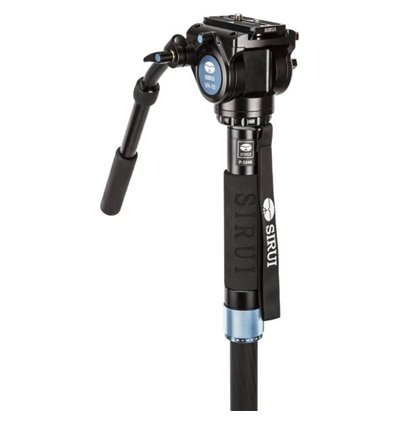 SIRUI P-324SR monopiede in carbonio con piedini e testa video VH-10