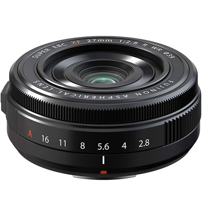 Obiettivo FUJINON XF 27mm F2.8 R WR per mirrorless Fujifilm *RETAIL* nero