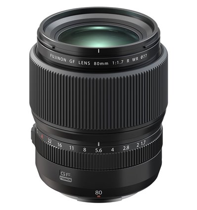 Obiettivo FUJINON GF 80mm f/1.7 R WR per mirrorless Fujifilm medio formato