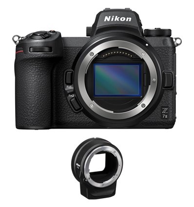 Fotocamera Mirrorless Nikon Z7 Mark II Body [MENU ENG] + adattatore FTZ
