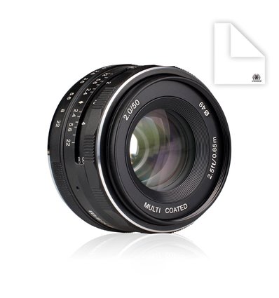 Obiettivo Meike MK-50mm F2 per Sony E-Mount