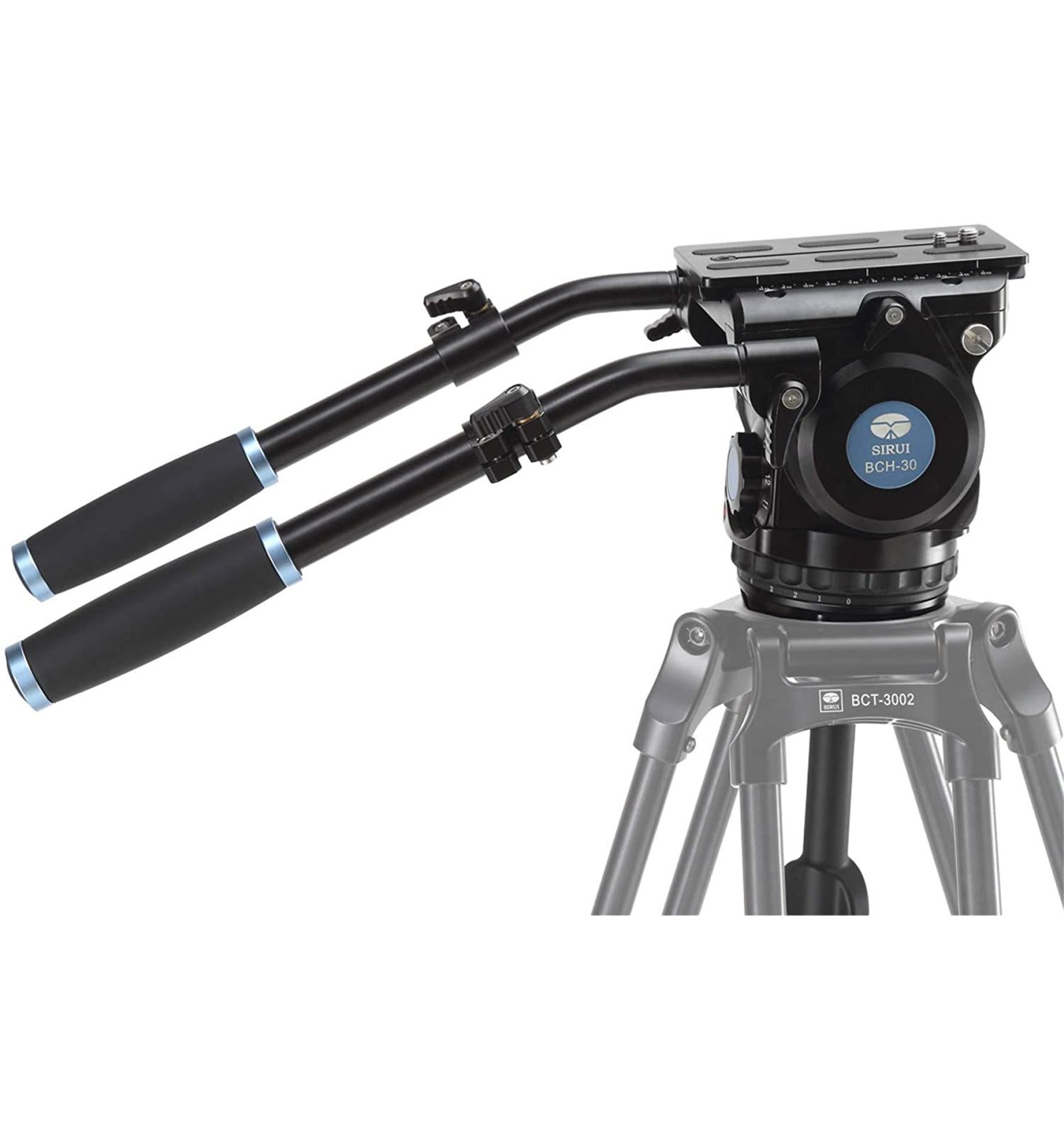 Testa Fluida Refoni VD6 Per Treppiede – Carico 6kg, Base 60mm, Braccio Regolabile Per Videocamere E DSLR