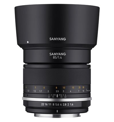 Obiettivo Samyang MF 85mm f/1.4 Mark II attacco Sony E