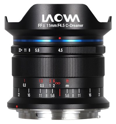 Obiettivo Laowa Venus 11mm f/4.5 C-Dreamer FF RL per mirrorless Sony E-Mount