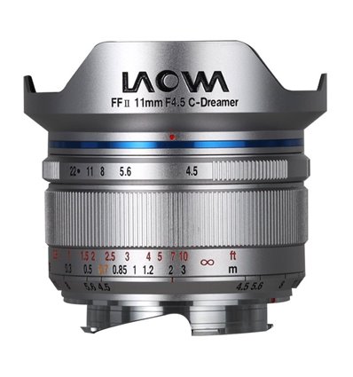Obiettivo Laowa Venus 11mm f/4.5 C-Dreamer FF RL per Leica M-Mount Silver