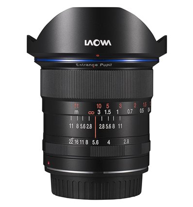Obiettivo Laowa Venus 12mm f/2.8 Zero-D per mirrorless attacco Canon RF
