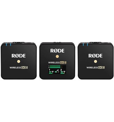 Rode Wireless GO II Microfono kit ricevitore + due trasmettitori