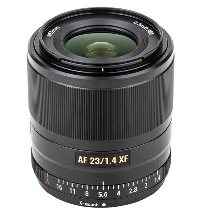 Obiettivo Viltrox AF 23mm f/1.4 per mirrorless Fujifilm X