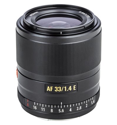 Obiettivo Viltrox AF 33mm f/1.4 per mirrorless Sony E
