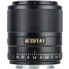 Obiettivo Viltrox AF 23mm f/1.4 per mirrorless Sony