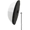 Godox DPU-130BS diffusore riflettente da 51'' nero/argento per ombrello
