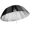 Quadralite Deep Space 105 ombrello parabolico argento e nero
