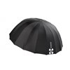 Quadralite Deep Space 130 ombrello parabolico bianco e nero