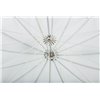 Quadralite Deep Space 130 ombrello parabolico bianco e nero