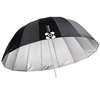 Quadralite Deep Space 130 ombrello parabolico argento e nero