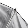Quadralite Deep Space 165 ombrello parabolico argento e nero