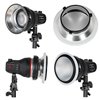 Quadralite SVL-400 Faretto LED 3 light kit studio fotografico (lampade + stativi + accessori)
