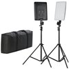 Quadralite Thea 450 Pannello LED kit (2x faretti + 2x stativi)