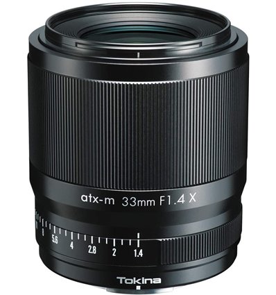 Obiettivo Tokina ATX-M 33mm F1.4 X per mirrorless Fujifilm