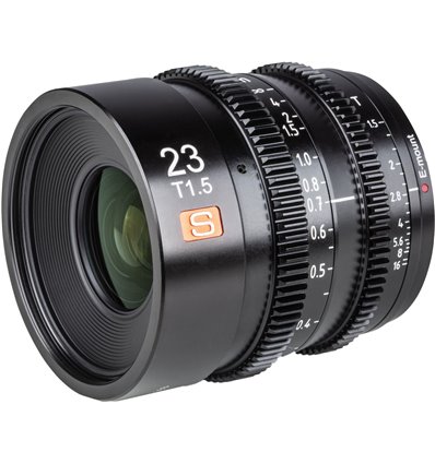 Obiettivo Viltrox 23mm T1.5 Cine per mirrorless Sony E