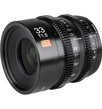 Obiettivo Viltrox 33mm T1.5 Cine per mirrorless Sony E