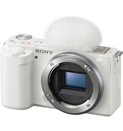 Fotocamera Mirrorless Sony ZV-E10 bianco Body [MENU ENG]