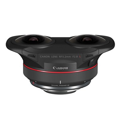 Obiettivo Canon RF 5.2mm f/2.8L Dual Fisheye 3D VR per mirrorless EOS R