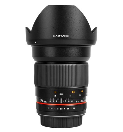 Obiettivo Samyang 24mm f/1,4 ED AS UMC per Canon - PRONTA CONSEGNA
