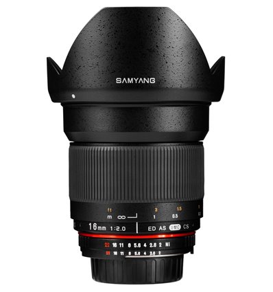 Obiettivo Samyang 16mm f/2.0 ED AS UMC CS Canon EOS M - PRONTA CONSEGNA