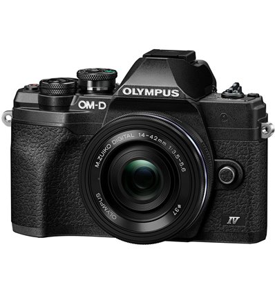 Fotocamera Olympus OM-D E-M10 mark IV kit 14-42mm F3.5-5.6 EZ Nero