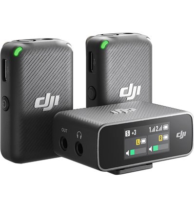 DJI Mic Microfono Wireless per Smartphone, Fotocamere e Action Cam