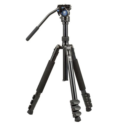 SIRUI ET-2004 Treppiedi in alluminio con testa video VA-5