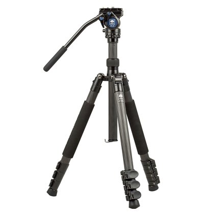 SIRUI ET-2204 Treppiedi in carbonio con testa video VA-5