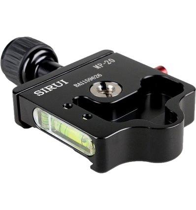 SIRUI MP-20 piastra sgancio rapido in alluminio per treppiedi con adattatore filettatura