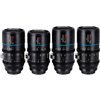 SIRUI Mars kit 4 obiettivi (24mm T2.9, 35mm T2, 50mm T2, 75mm T2) attacco micro quattro terzi