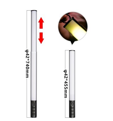 SIRUI Duken T60 Luce barra LED tipo ice light