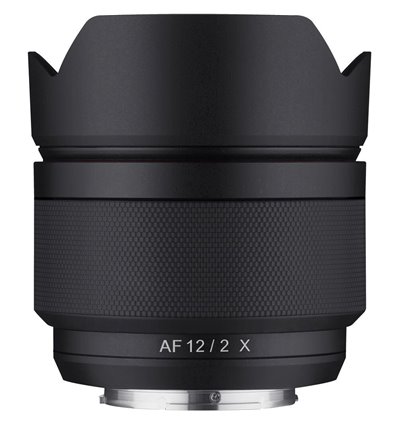 Obiettivo Samyang AF AutoFocus 12mm f/2 per mirrorless Fujifilm X