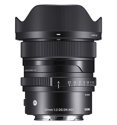 Obiettivo Sigma 20mm F2 DG DN Contemporary per mirrorless Sony E
