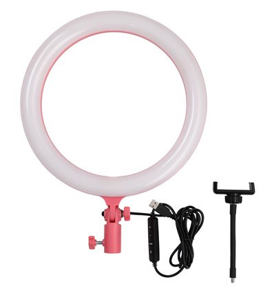 Godox LR-120P Faretto LED ring anulare bicolore rosa