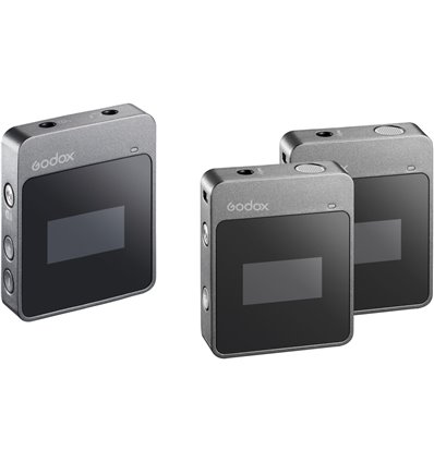 Godox Movelink M2 2.4GHz 2x microfono wireless per fotocamere e smartphone