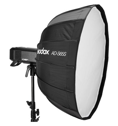 Godox AD-S65S softbox parabolico silver oro 65cm per flash AD400PRO