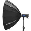 Godox AD-S85S softbox parabolico silver oro 85cm per flash AD400PRO