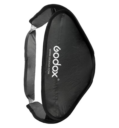 Godox SFUV6060 softbox 60x60cm per flash da esterno + staffa S-type + custodia