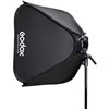 Godox SGUV6060 softbox 60x60cm per flash da esterno + staffa S2 type + custodia